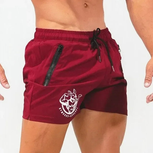 Sports Shorts Men Gym Workout Running Shorts Bodybuilding Joggers Summer Fitness Training Jogging Short Pants Male Beach pants Zen fit plus