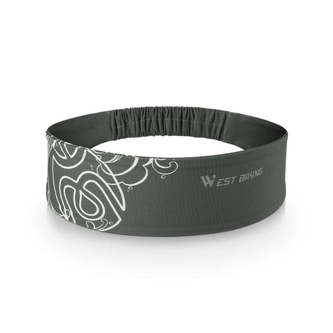 WEST BIKING Outdoor Sports Headband High Elastic Non-slip Moisture Wicking Headband Men Women Running Cycling Fitness Headwear Zen fit plus