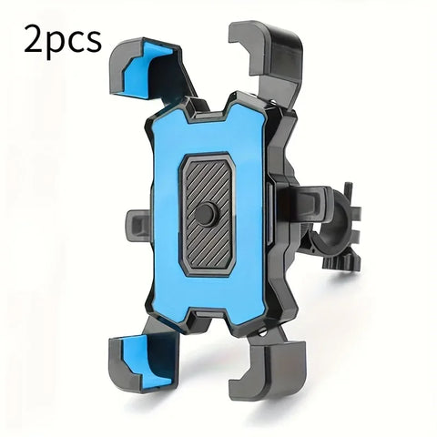 2PCS 360° Rotatable & Adjustable Bike/Motorcycle Phone Mount - Shockproof, Anti-Slip Holder For phone, - Durable Abs Material - Zen Fit Plus