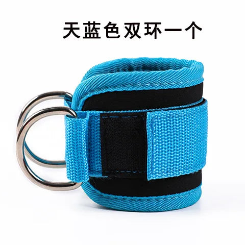 Fitness Ankle Straps Adjustable D-Ring Support Cuffs Gym Leg Excercises Training Workouts Sports Fit Guard Safety Abductors Zen fit plus