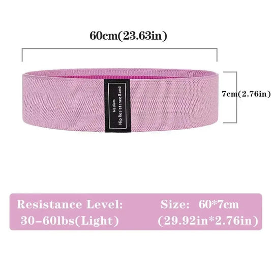 Fitness Resistance Band Buttocks Expansion Fitness Cloth Rubber Band Elastic Workout Suitable For Home Exercise Sport Equipment Zen fit plus