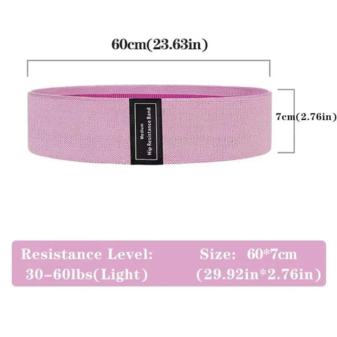 Fitness Resistance Band Buttocks Expansion Fitness Cloth Rubber Band Elastic Workout Suitable For Home Exercise Sport Equipment Zen fit plus