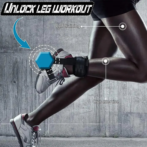 Dumbbell Ankle Strap Adjustable Ankle Weights Strap For Men Adjustable Weight Dumbbell Ankle Straps Portable Ankle Straps Legs - Zen Fit Plus