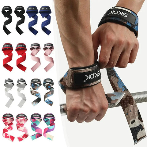 Silicone Weightlifting Straps Anti-Slip Lifting Wrist Wrist Crossfit Strength Hand Straps Grips Deadlifts Training Support A8V7 Zen fit plus