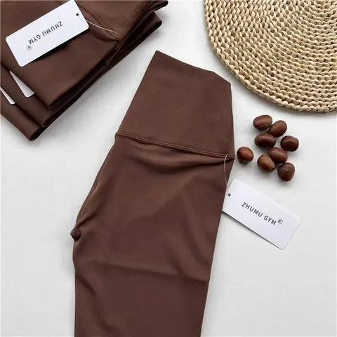 Fitness Women Sport Seamless Leggings High Waist Elastic Solid Yoga Leggings Gym Jogging Quick Dry Push Up Slim Pants Female - Zen Fit Plus