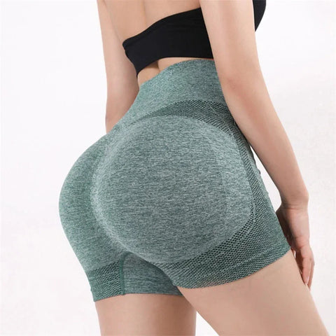 Women Yoga Shorts High Waist Workout Shorts Fitness Yoga Lift Butt Fitness Ladies Yoga Gym Running Short Pants Sportswear - Zen Fit Plus