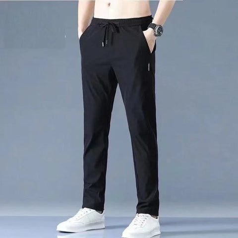 Men's Running Pants Sportswear Jogging Sweatpants Quick Dry Thin Tracksuit Elastic Gym Fitness Trousers Training Sport Pants Men Zen fit plus