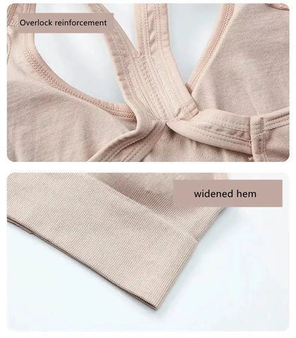 Tank Top Women Gym Women Corset Sports Bra Push Up Crop Top Fitness bra Hollow Breathable Sexy Running Athletic Sportswear - Zen Fit Plus