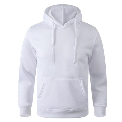 Men's and Women's Warm Sweatshirt Casual Solid Color Streetwear Pullovers Sport Fitness Pocket Hoodies Multi Color Zen fit plus