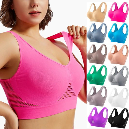 Beautiful Back Sports Bra Shockproof Running Fitness Anti-sagging Upper Collection Soft Support High-strength Women's Yoga Vest Zen Fit Plus