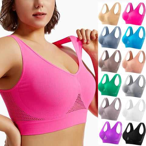 Beautiful Back Sports Bra Shockproof Running Fitness Anti-sagging Upper Collection Soft Support High-strength Women's Yoga Vest Zen Fit Plus