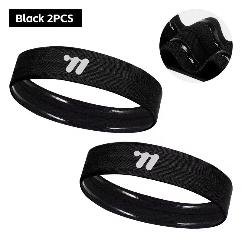 WEST BIKING Sports Headband Anti-slip Sweat Absorbing Elastic Sweatband Quick Dry Men Women Running Fitness Gym Cycling Headwear Zen fit plus