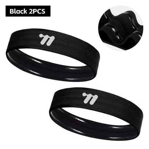WEST BIKING Sports Headband Anti-slip Sweat Absorbing Elastic Sweatband Quick Dry Men Women Running Fitness Gym Cycling Headwear Zen fit plus