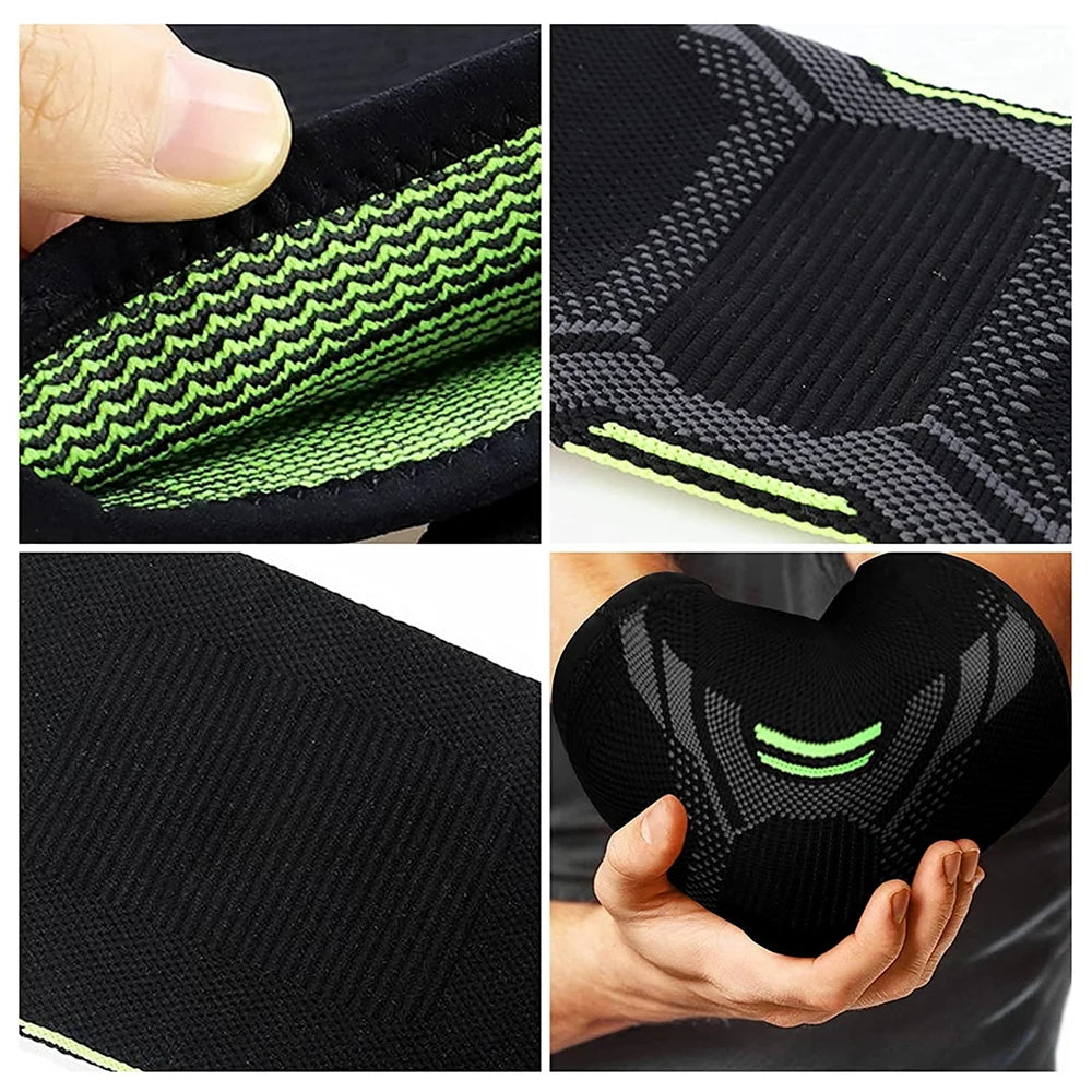 Elbow Support Elastic Gym Sport Elbow Protective Pad Absorb Sweat Sport Basketball Volleyball Tennis Arm Sleeve Elbow Brace Zen fit plus