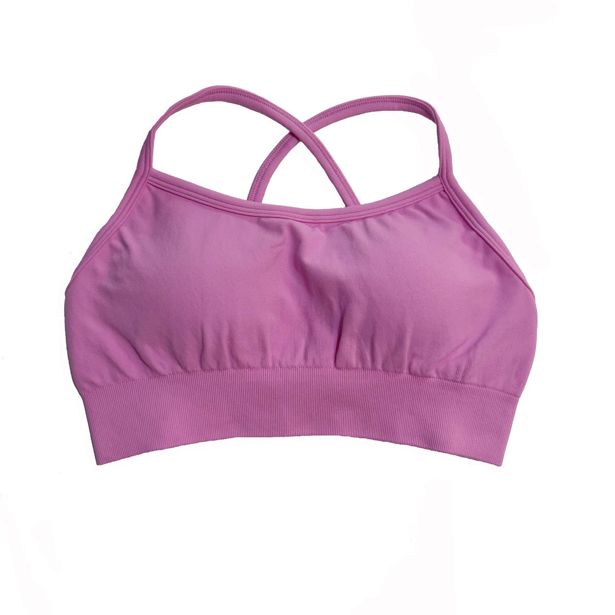 Dynamic Backless Sports Bra Women Seamless Yoga Top Bra Medium Support Padded Gym Crop Top Stretchy Fitness Sports Top Zen fit plus