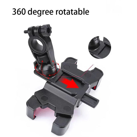 2PCS 360° Rotatable & Adjustable Bike/Motorcycle Phone Mount - Shockproof, Anti-Slip Holder For phone, - Durable Abs Material - Zen Fit Plus