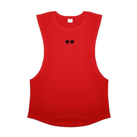 Gym Fitness Training Vests Cotton Breathable Side Slits Tank Tops Mens Bodybuilding Muscle Sleeveless Singlets Workout Shirts Zen fit plus