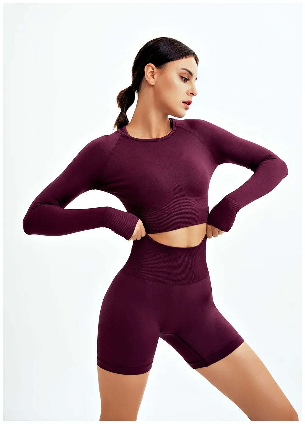 WAREBALL 2/3/4pcs Seamless Yoga Set Gym Clothes Sportswear Yoga Suits For Women Fitness Set Tracksuits Sports Bra Gym Leggings - Zen Fit Plus