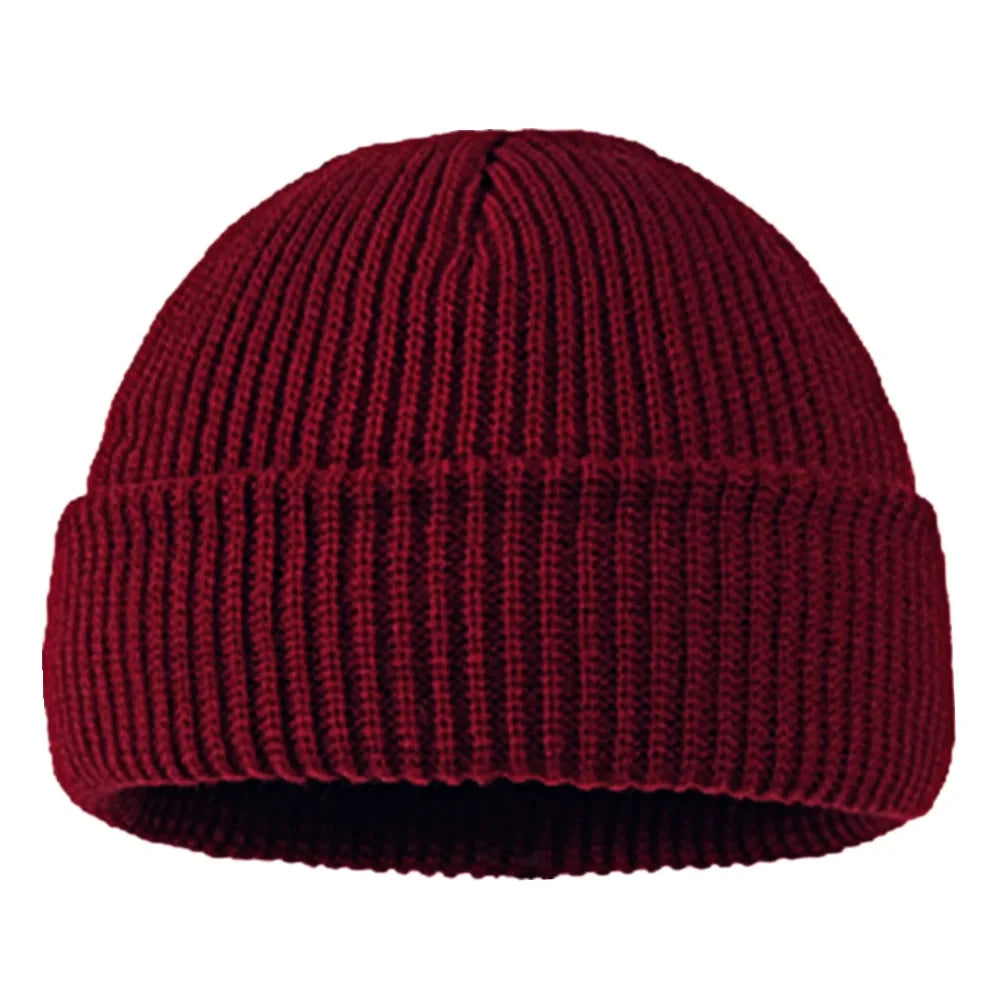 Winter Warm Beanies Casual Short Thread Hip Hop Hat Adult Men  Female Wool Knitted Skull Cap Elastic  Unisex Zen Fit Plus