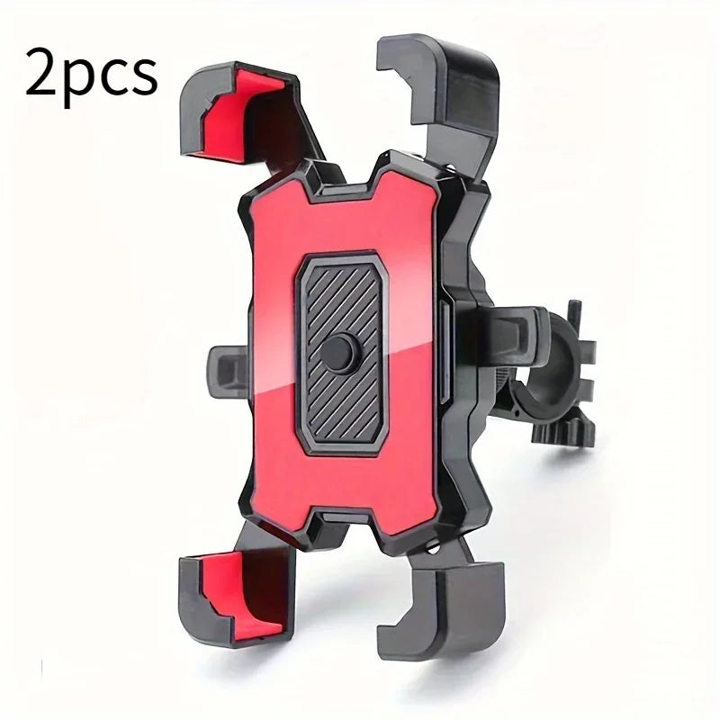 2PCS 360° Rotatable & Adjustable Bike/Motorcycle Phone Mount - Shockproof, Anti-Slip Holder For phone, - Durable Abs Material - Zen Fit Plus