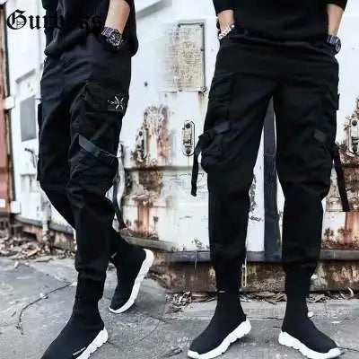 Classic Design Multi Flap Pockets Cargo Pants,Men's Loose Fit Drawstring Harem Cargo Jogger Pants oversized pants men and women Zen fit plus