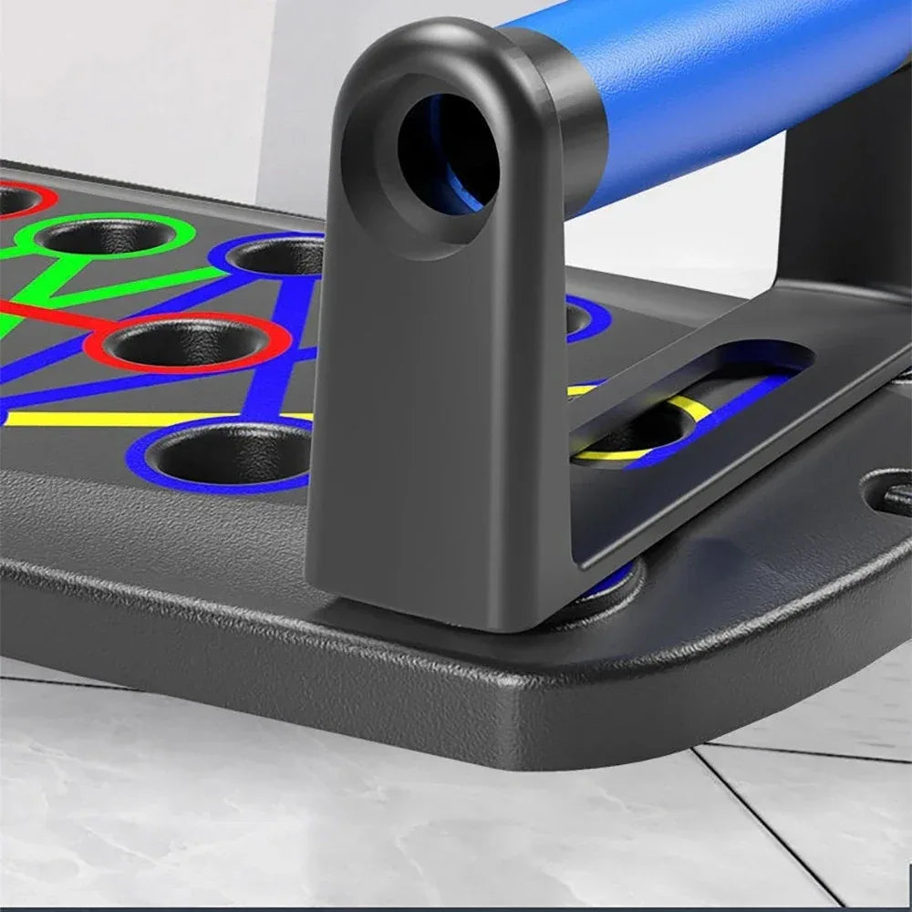 Foldable Multi-Functional Push Up Board Chest Abs Training Equipment Portable Home Gym Fitness Tool for Men Core Workout - Zen Fit Plus