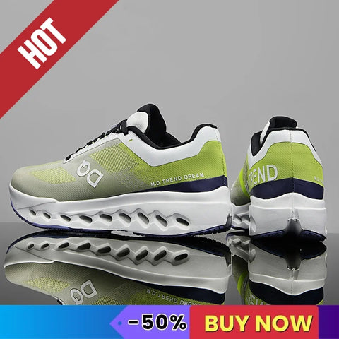 MAX Sports Running Shoes Men Marathon Breathable Comfortable Brand Trend Women Athletic Training Outdoor Sneakers Air Cushion