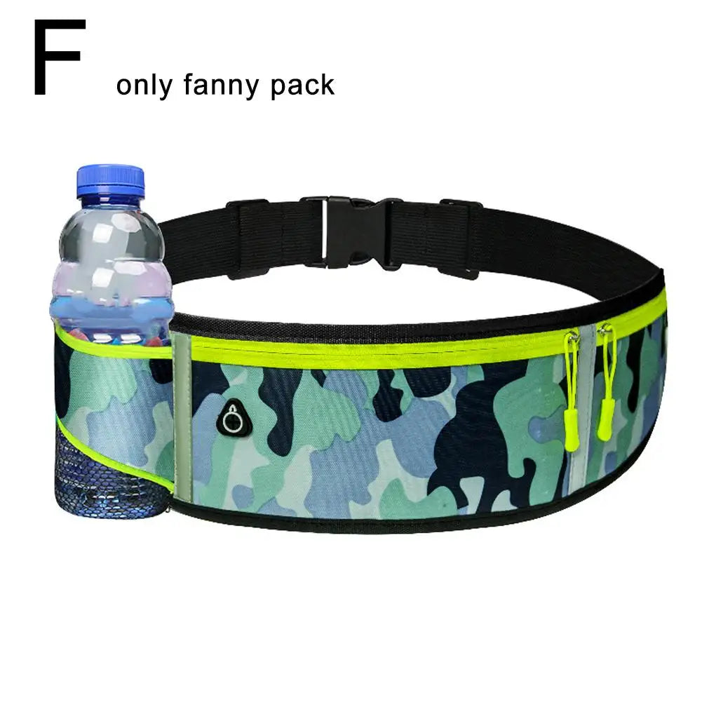 Running Waist Bag Runner Belt Workout Gear Gym Fitness Fanny Pack Jogging Pocket Belt for Phone Water Bottle Women Men Zen fit plus
