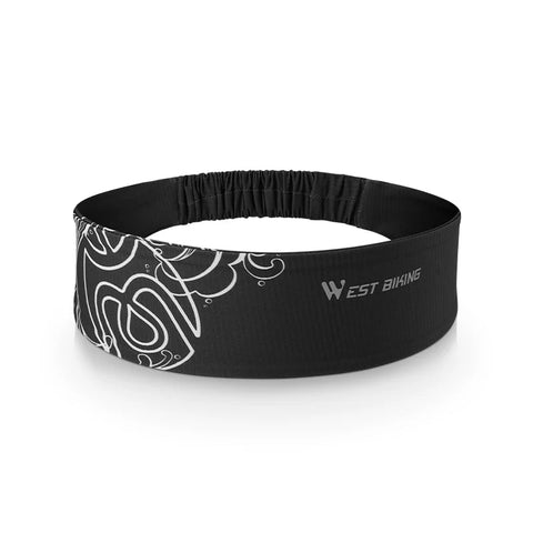WEST BIKING Outdoor Sports Headband High Elastic Non-slip Moisture Wicking Headband Men Women Running Cycling Fitness Headwear Zen fit plus