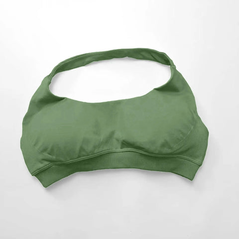 NCLAGEN Impact Sports Bra Women Seamless Halter Top High Support Push-up Open Back Gym wear Fitness Yoga Workout underwear Zen Fit Plus