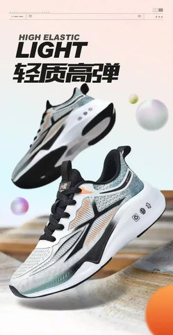 Running & Walking Men's Shoes - Lace-up, Lightweight, Comfortable & Breathable Tennis Sneakers - Zen Fit Plus
