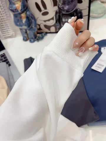 Thickened Fleece Cotton Hoodie Unisex Oversized round Neck Solid Color Couple's Sweatshirt Versatile Autumn Winter New Arrival - Zen Fit Plus