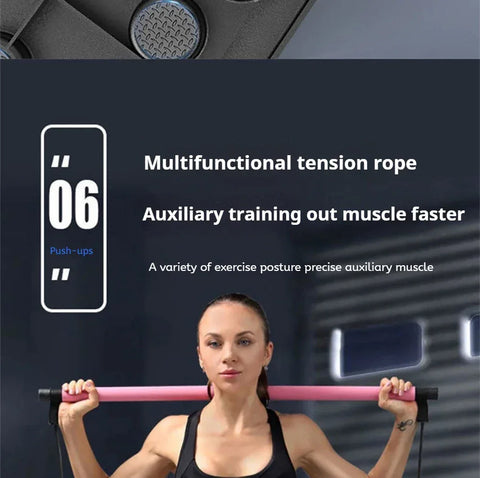 Foldable Multi-Functional Push Up Board Chest Abs Training Equipment Portable Home Gym Fitness Tool for Men Core Workout - Zen Fit Plus