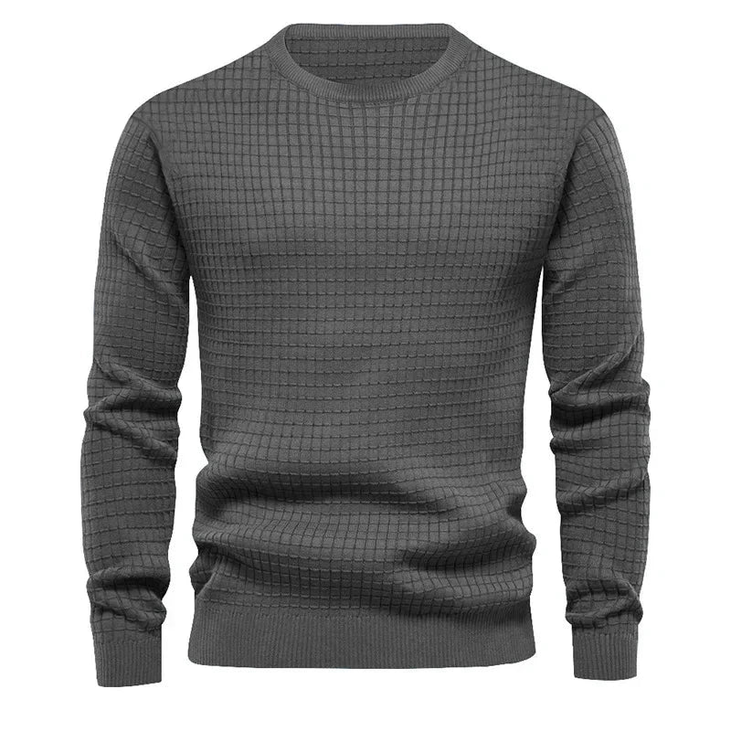 New Men's Crew Neck Sweatshirts Solid Color Large Sweatwear Spring Outdoor Jogging Tops Zen Fit Plus