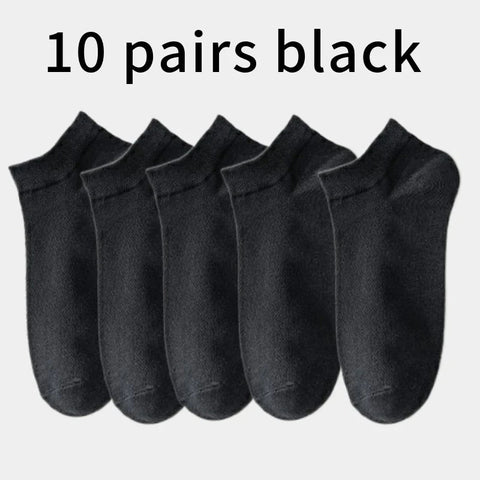 20/10/6/5/4/3/1pairs Men's Fashion Cotton Breathable Comfortable Ankle Socks, Men's Summer Socks Zen fit plus