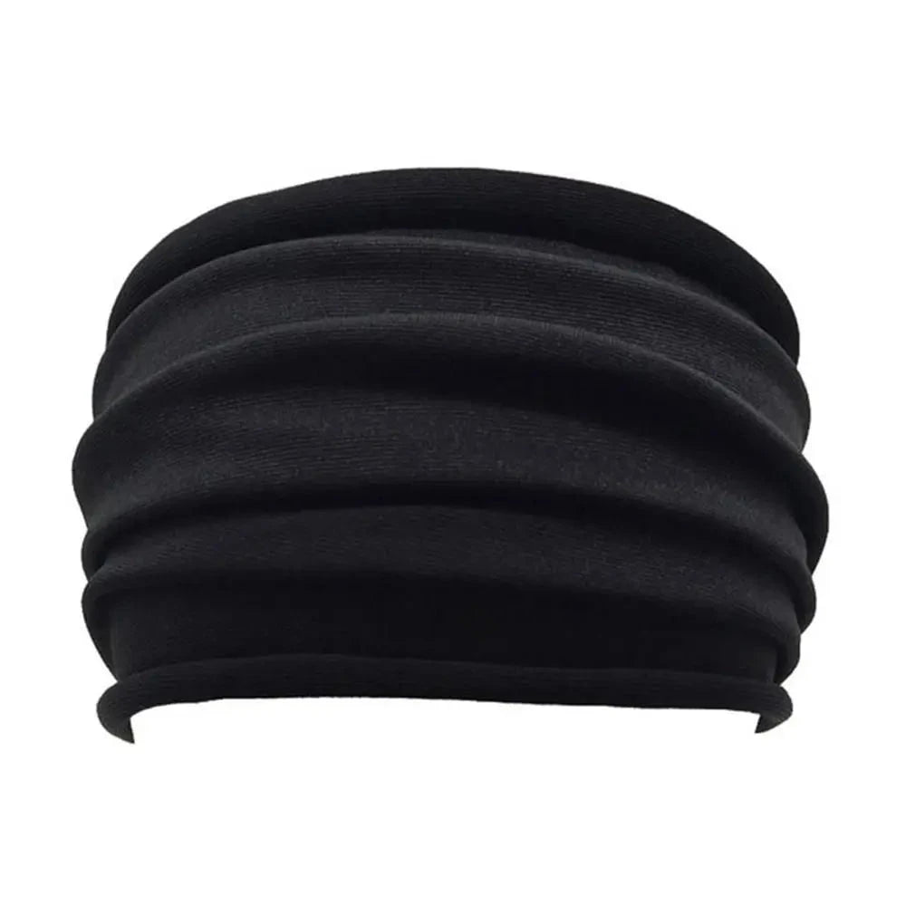 Bohemia Print Wide Headbands New Vintage Elastic Knot Turban Headwrap for Women Girls Soft Print Yoga Bandana Hair Accessories Zen Fit Plus