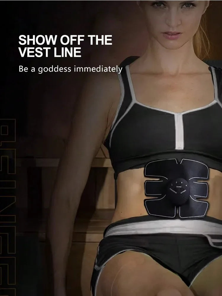 EMS Abdominal Muscle Patch Fitness Abdominal Massage Instrument Home Fitness Equipment Abdominal Fitness Instrument - Zen Fit Plus