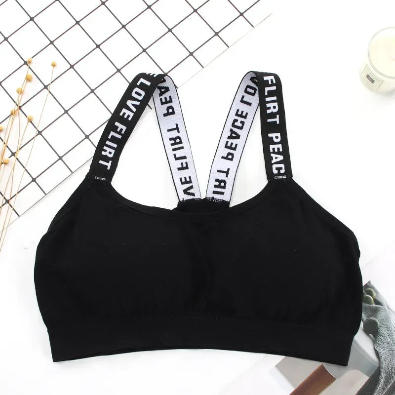 Women Sports Top Vest Sleeveless Bra Pads Lingerie Sexy Woman Push Up Beauty Bralette Wrap All-In-One Women's Tube Top Summer Zen Fit Plus