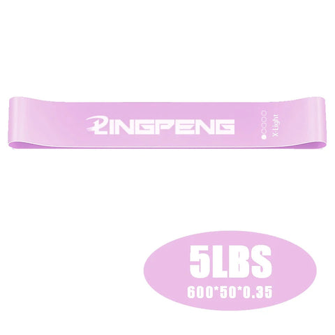 LINGPENG Resistance Band Set for Men and Women 5 Elastic Bands with Different Resistance Levels for Long Workouts Home Gym Zen fit plus
