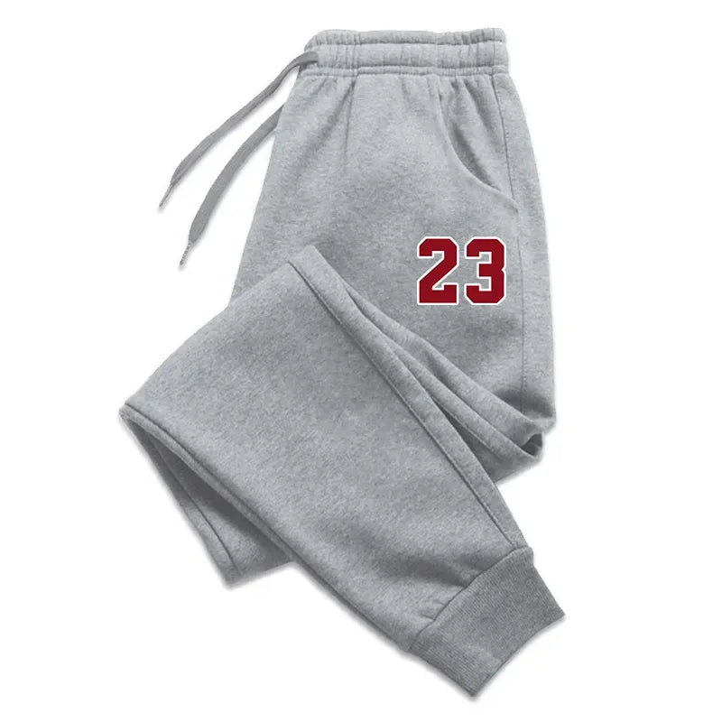 Men's Luxury Print Fleece Sweatpants Warm Jogging Pants Multiple PacksMale Outdoor Trousers Straight Trouse New Autumn Winter - Zen Fit Plus