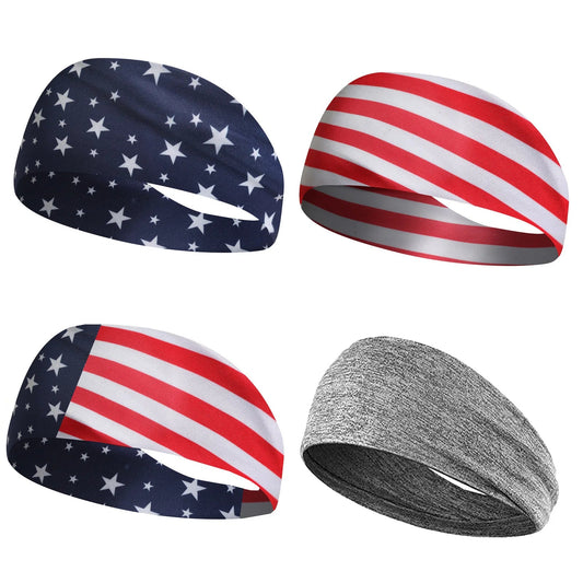 24 Color Sport Headbands Bike Cycling Running Sweatband Fitness Jogging Tennis Yoga Gym Headscarf Head Sweat Hair Band Zen fit plus
