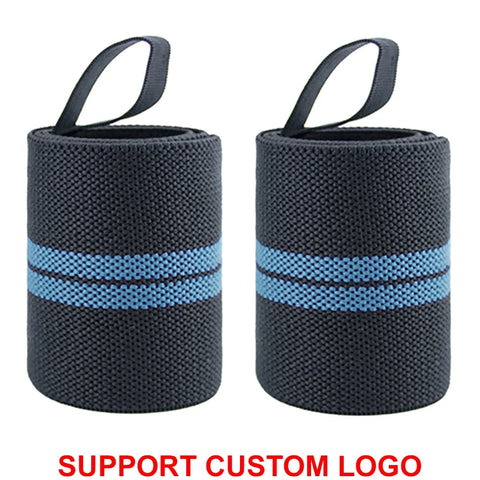 1 Pair Wristband Wrist Support Brace Straps Extra Strength Weight Lifting Wrist Wraps Bandage Fitness Gym Training Custom Logo Zen Fit Plus