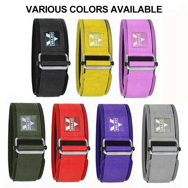 GOBYGO 1Pcs Fitness Weightlifting Belt Squat Pull-Up Gym Strength Lifting Adjustable Lumbar Support Metal Buckle Cross Training Zen fit plus