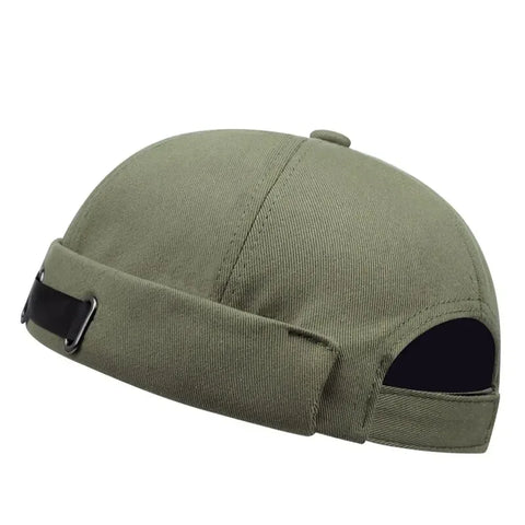 Vintage Brimless Hat Breathable Shark Beanie Hat Cotton Retro Men Adjustable Docker Cap Literary Sailor Cap Women Hip Hop Hat - Zen Fit Plus