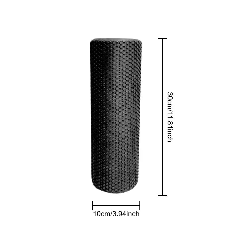 Hexagonal Yoga Roller: Round EVA Foam Cylinder for Pilates & Enhanced Home Workouts (Diameter 9.5cm, Length 29.7cm) - Zen Fit Plus