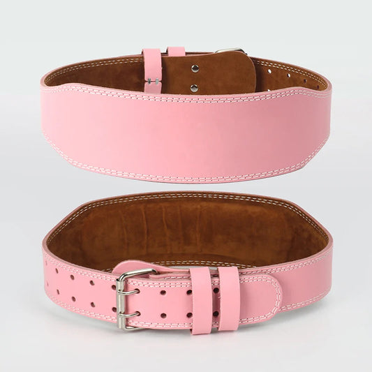 Weight Lifting Belt For Women 10.5cm Width Gym Fitness Squats Belt Back Support Powerlifting, Cross Training, Workout Belt Pink Zen fit plus