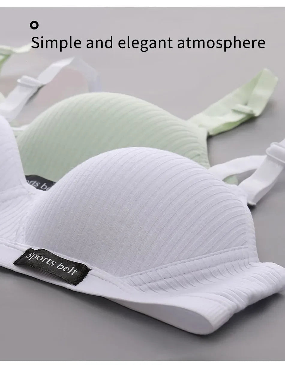 Sport Underwear for Teens Seamless Girl No Underwire Training Bra Soft Skin-Friendly School Girl Small Size Bra Clothing - Zen Fit Plus