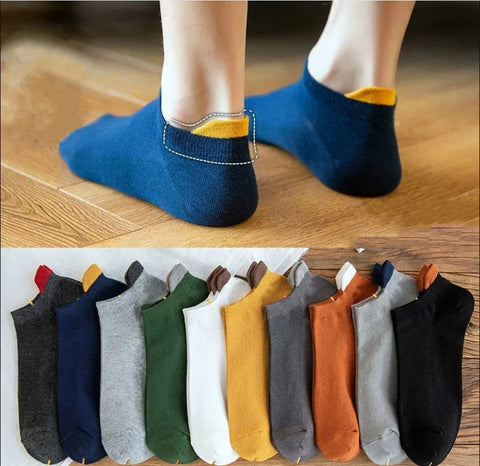 20/10/6/5/4/3/1pairs Men's Fashion Cotton Breathable Comfortable Ankle Socks, Men's Summer Socks Zen fit plus