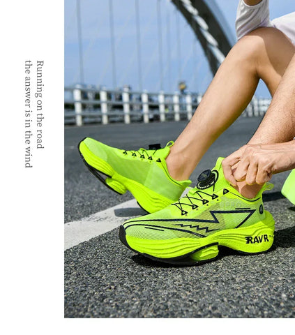 2025 New Men's Running Shoes Cushioning Carbon Plate Racing Marathon Athletic Shoes Comfortable Non-slip Sports Tennis Shoes - Zen Fit Plus