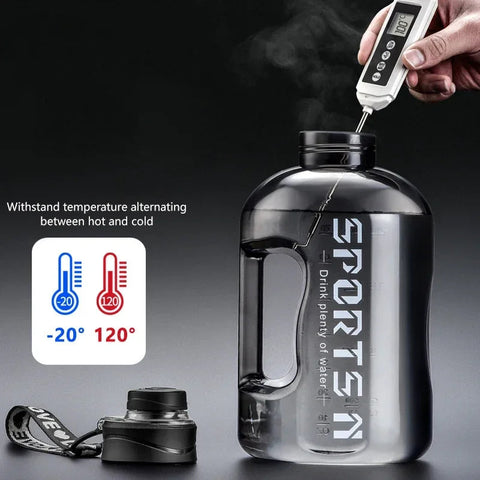 1L UP To 5L Gym Cycling Bottle Cup Outdoor Sport Large Capacity Water Bottle Kettle Fitness BPA FREE Scale Drink Bottle for Men Zen fit plus